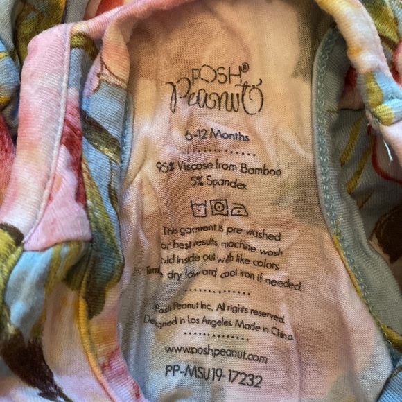 Posh Peanut Carolina Floral Racerback Twirl. GUC - Picture 3 of 3